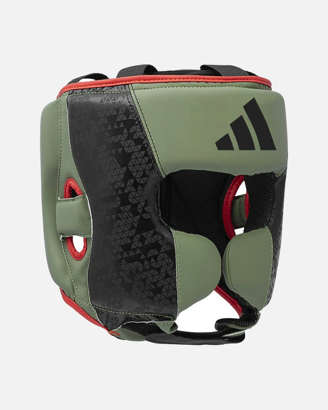 Casque de boxe Adidas Combat 50 – Vert/Noir