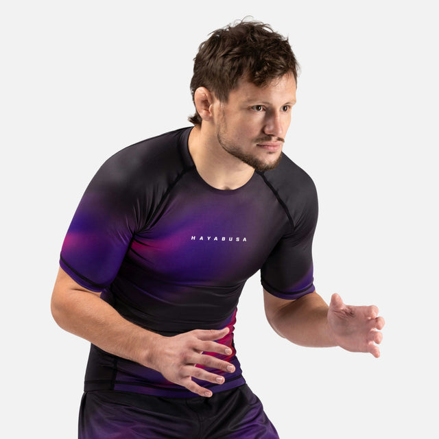 Rashguard Hayabusa Apex Nova Maniche Corte - Viola