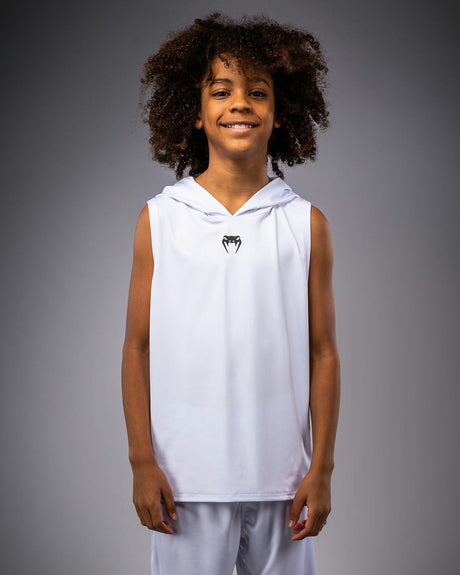 Camisola de alças Venum Elite Criança – Branco
