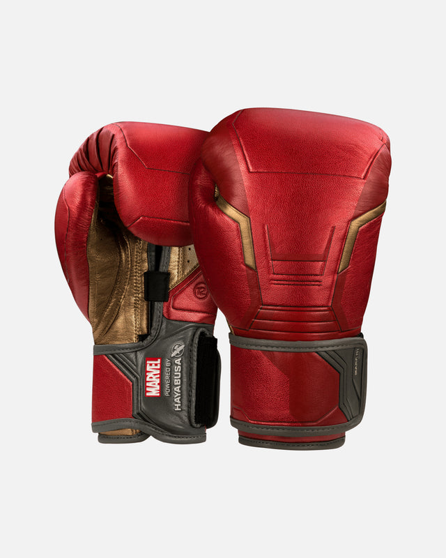 Hayabusa x Marvel Boxhandschuhe Iron Man – Rot/Gold