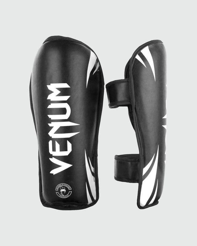 Venum Challenger Shin guards – Black/White