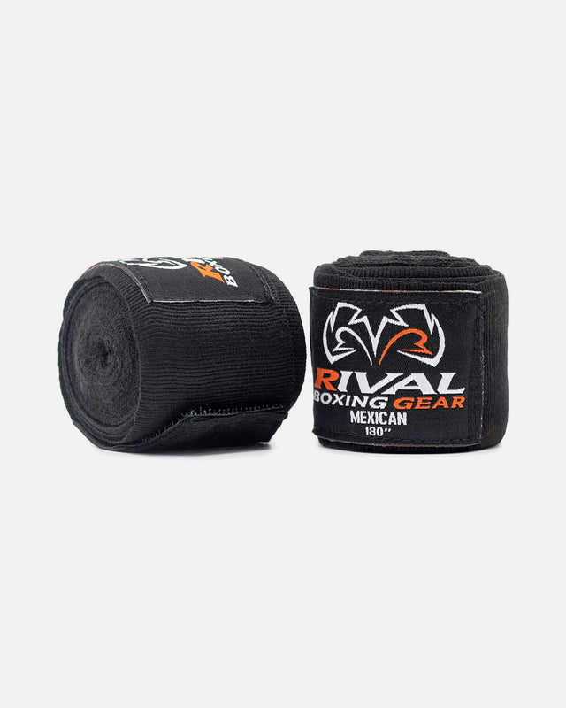 Boxerské bandáže Rival Mexican Stretch – Černé