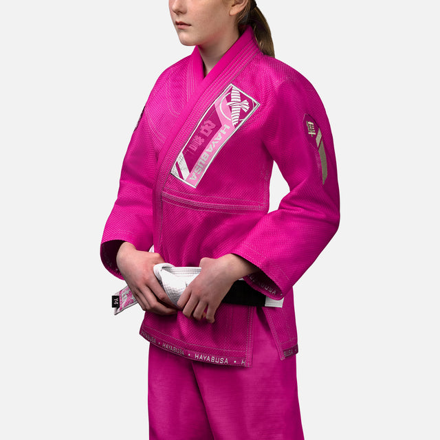 Hayabusa BJJ Kimono Ascend – Dětské – Růžové