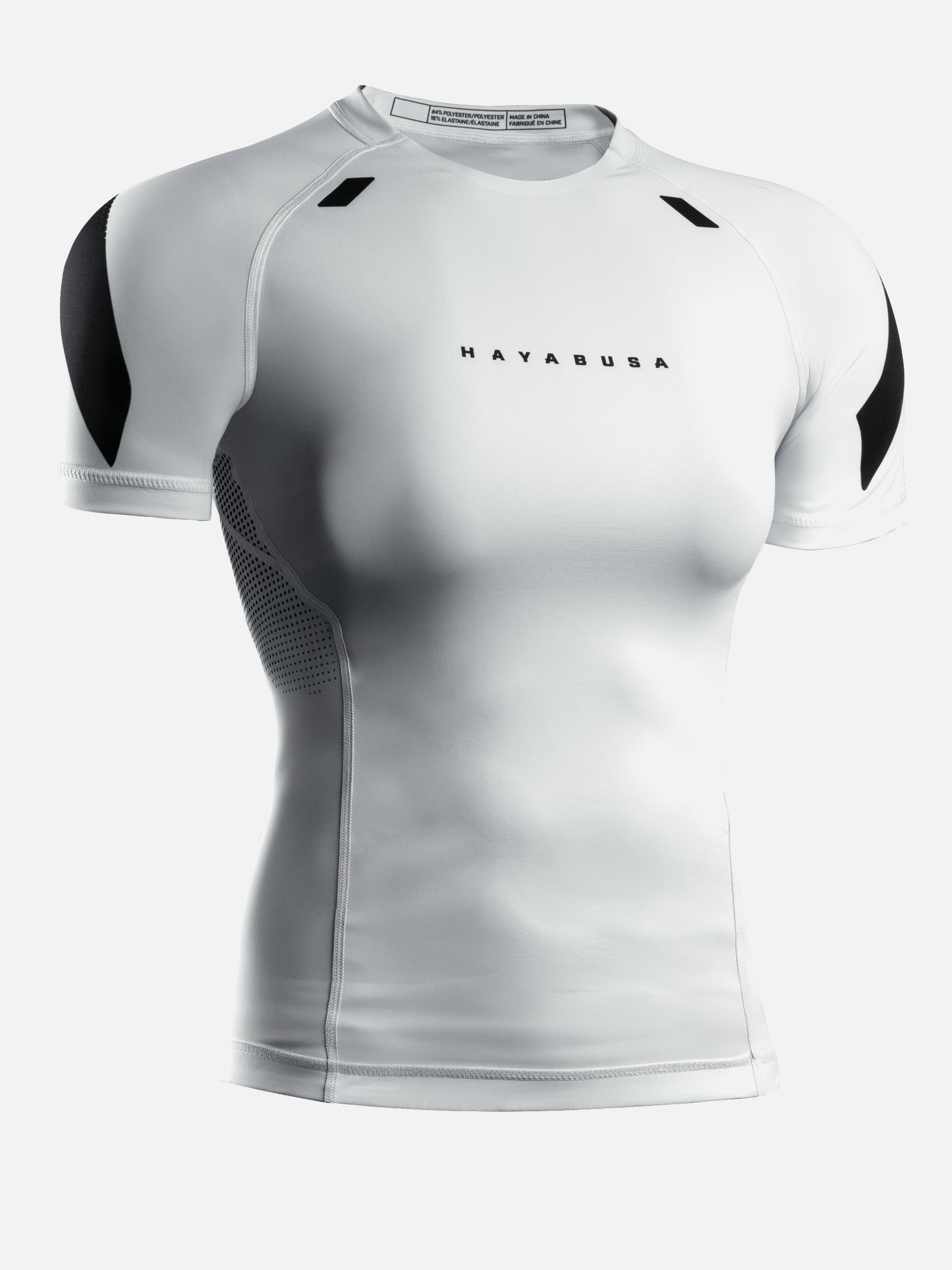 Rashguard Hayabusa Pro Ranked Maniche Corte Donna – Bianco