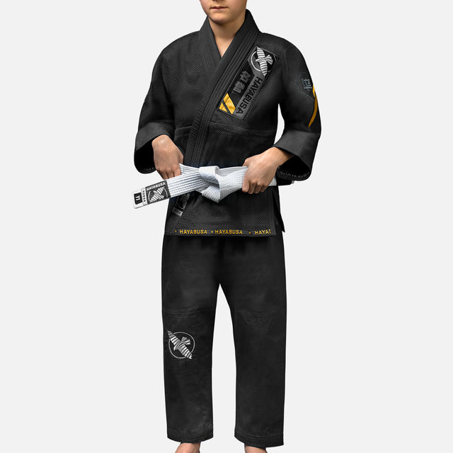 Hayabusa BJJ-gi Ascend Børn - Sort
