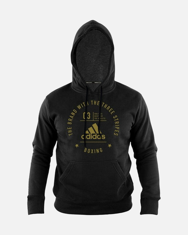 Adidas Hoodie Community Boxing - Sort/Guld