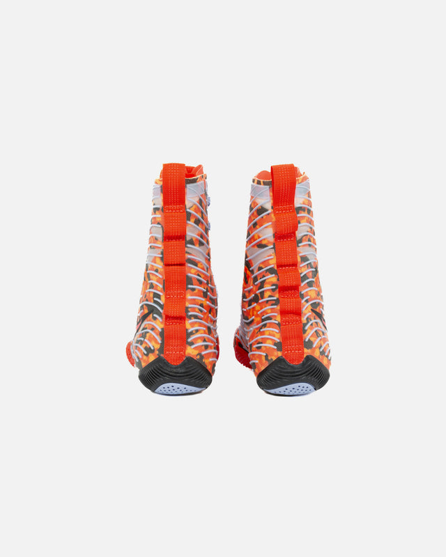 Ghete de box Nike HyperKO 3 – Roșu/Argintiu