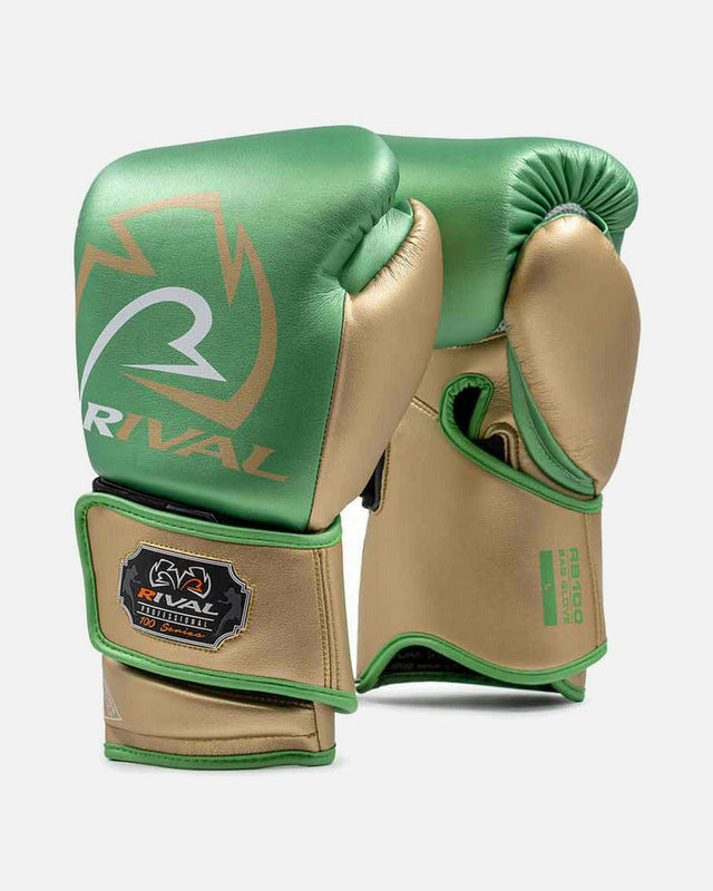 Rival Sandsækhandsker RB100 Professional - Grøn/Guld