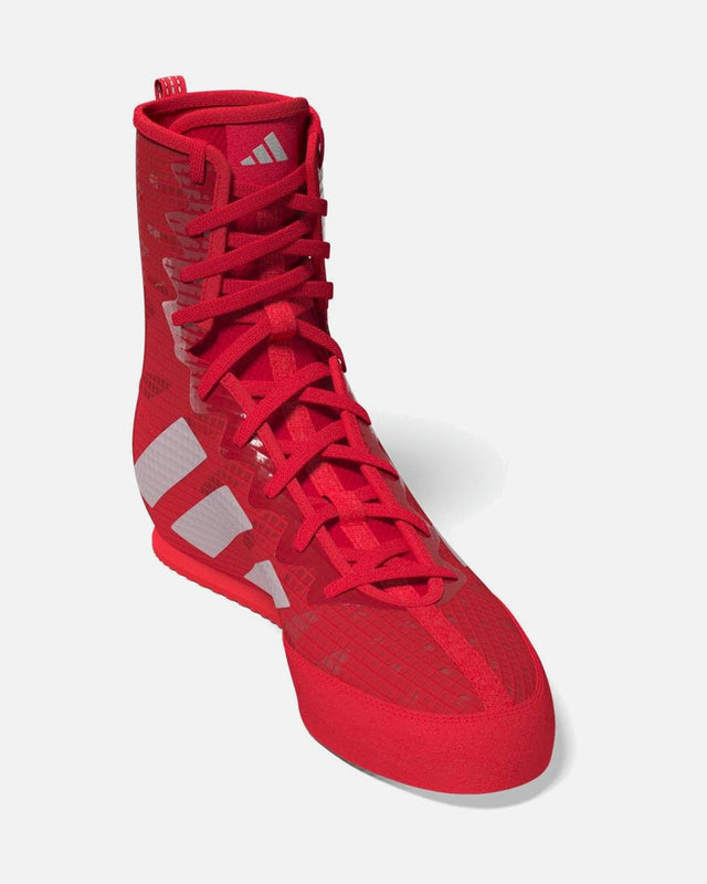 Adidas Boxschuhe Box Hog 4 – Rot/Weiß