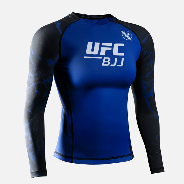 Hayabusa x UFC BJJ Rashguard Dlouhé rukávy Dámské - Černé/Modré