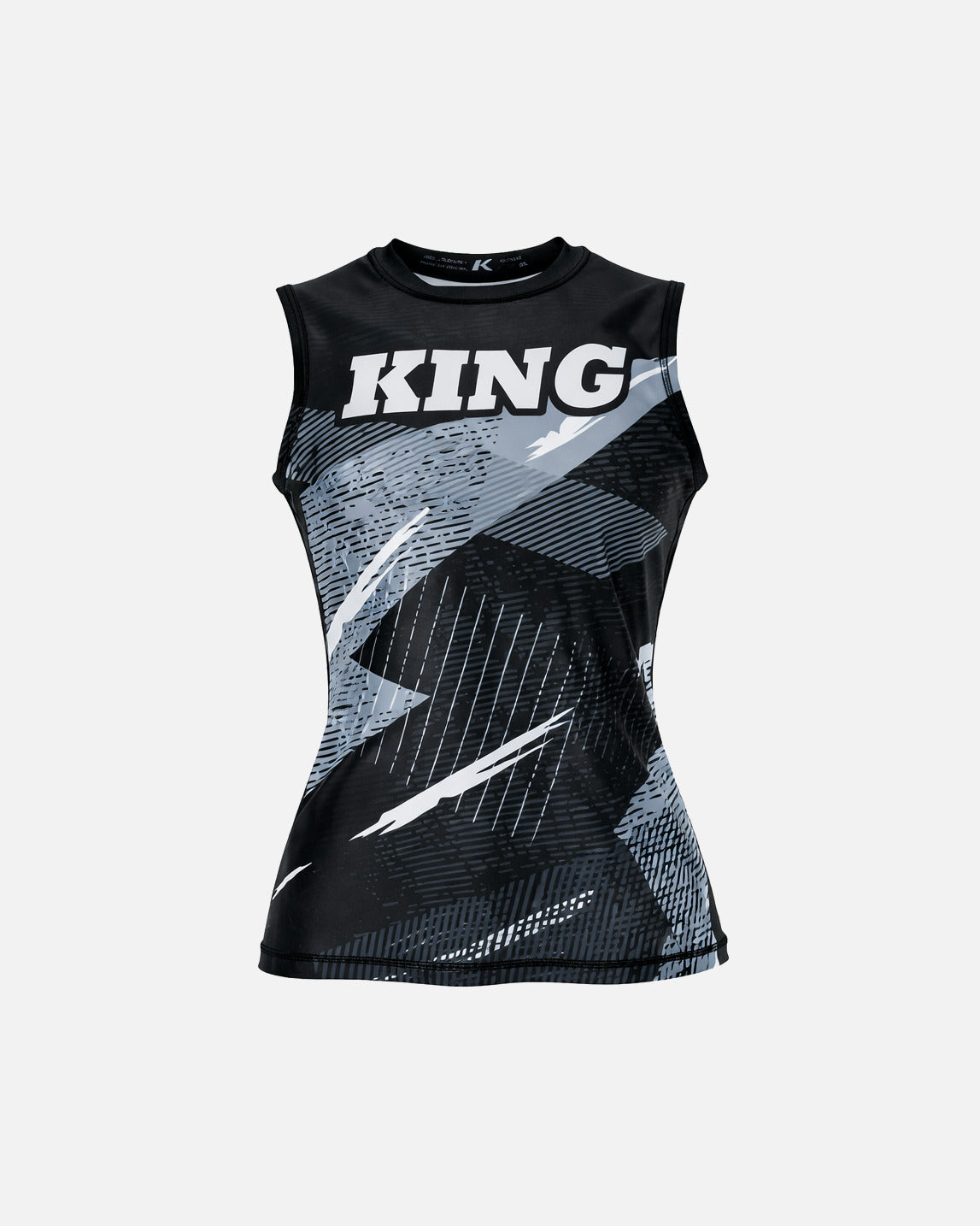 King Pro Boxing Rashguard Shadow 1 til kvinder - Sort