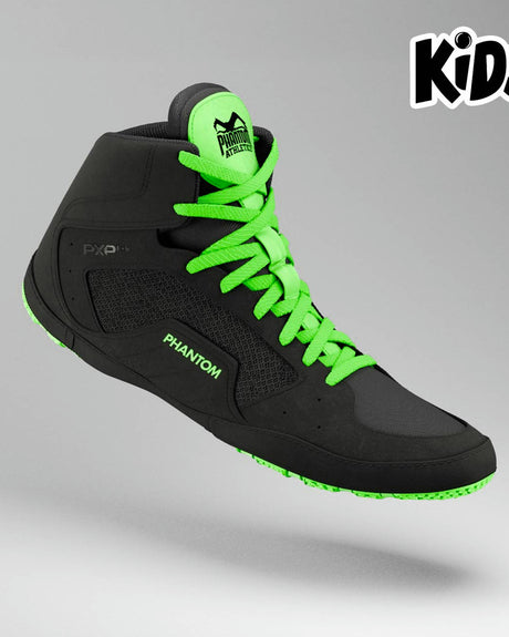 Phantom Athletics Tactic Kids Wrestling shoes - Neon Green