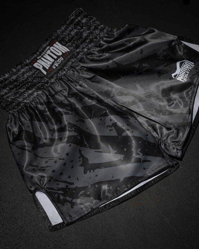 Phantom Athletics Muay Thai Shorts Tiger Camo - Grijs