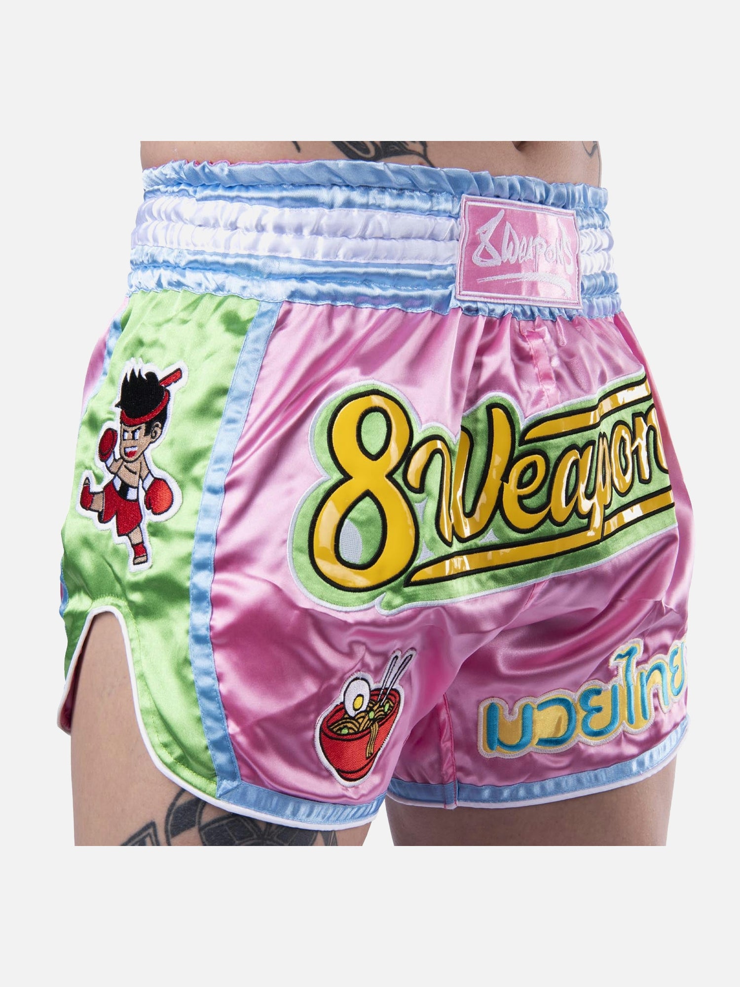 8 WEAPONS Muay Thai shorts Yummy - Lyserød