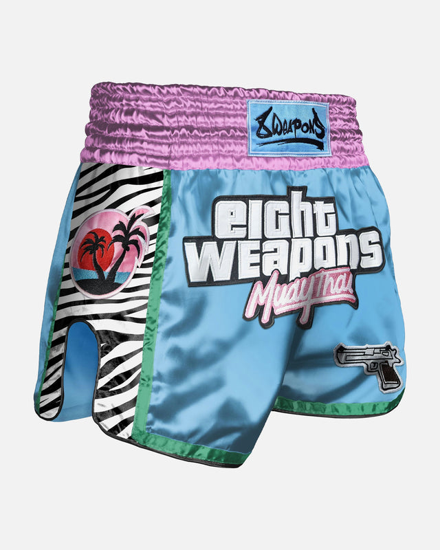 Pantaloni scurți Muay Thai 8 WEAPONS Miami Thai – Miami