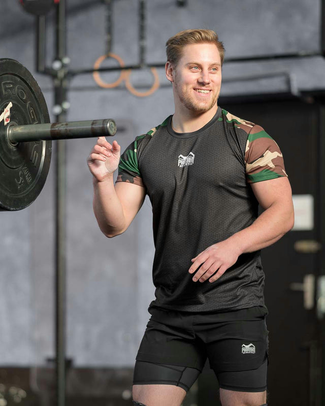 Tréninkové tričko Phantom Athletics EVO Camo – Woodland