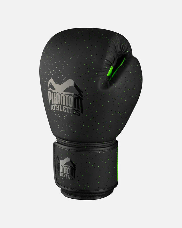 Gants de boxe Phantom Athletics Galaxy – Noir/Vert Néon