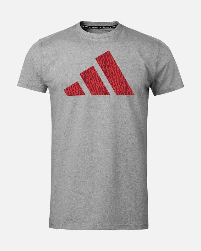 Adidas T-shirt Perfo Script Graphic – Grå
