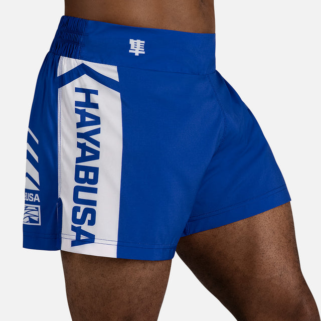 Muay Thai trenky Hayabusa Icon – Modré/Bílé