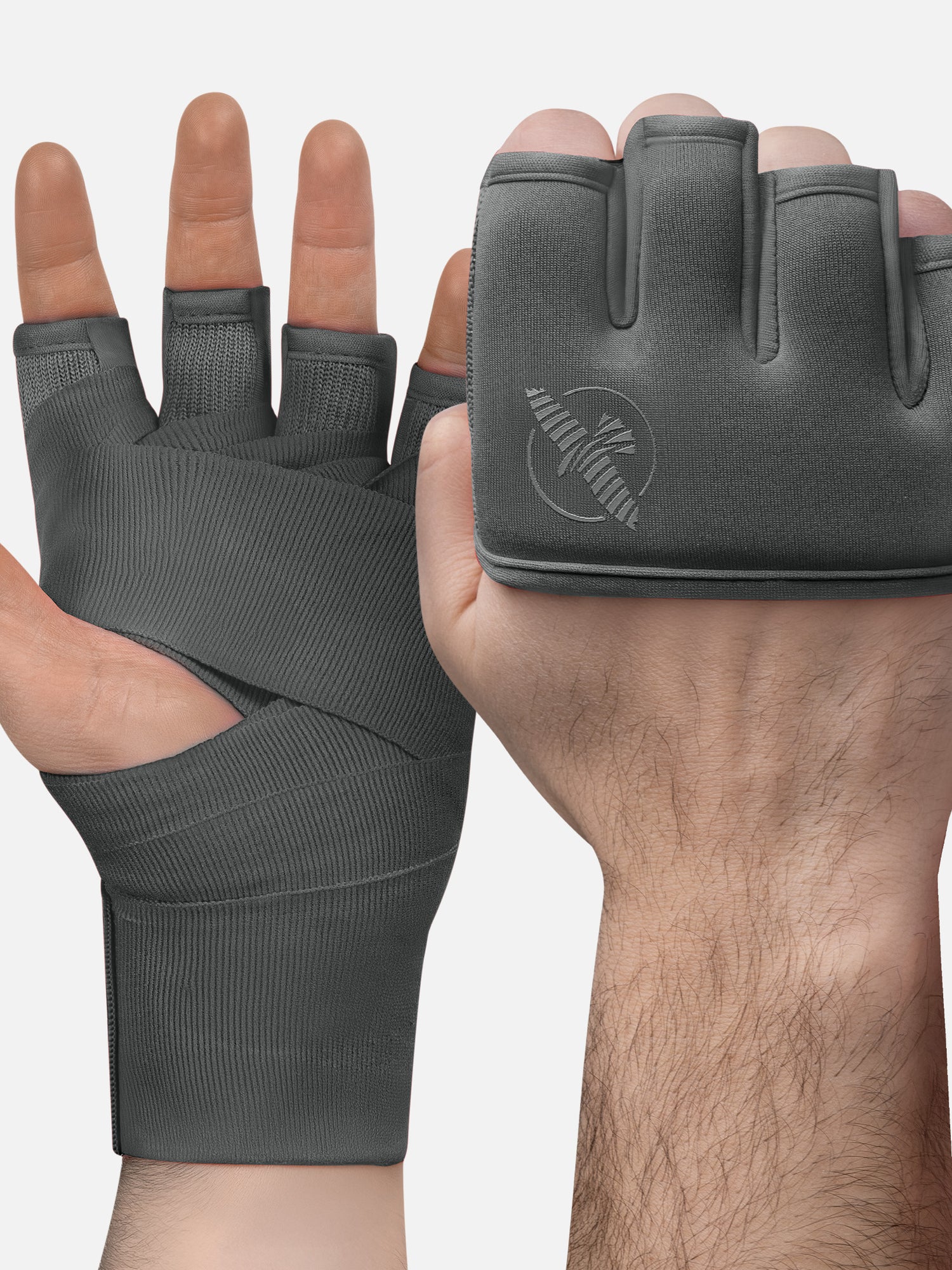 Hayabusa Håndbind Knuckle Guard – Grå