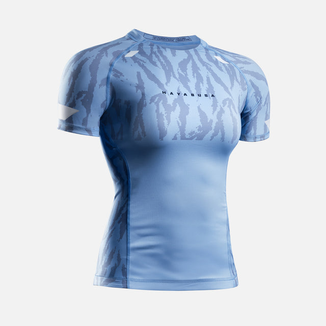 Rashguard Hayabusa Apex Vantage Mangas Curtas Mulher – Azul