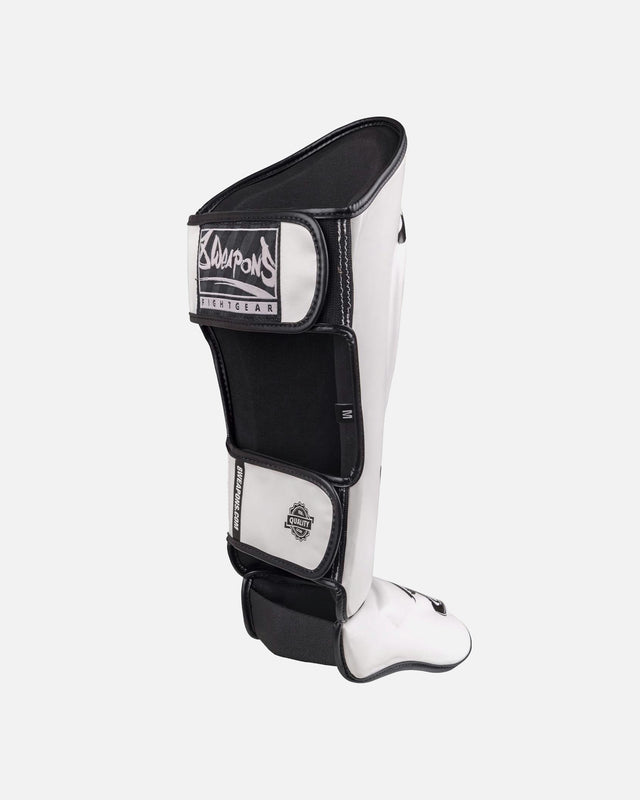 Protège-tibias 8 WEAPONS Unlimited 2.0 – Blanc/Noir