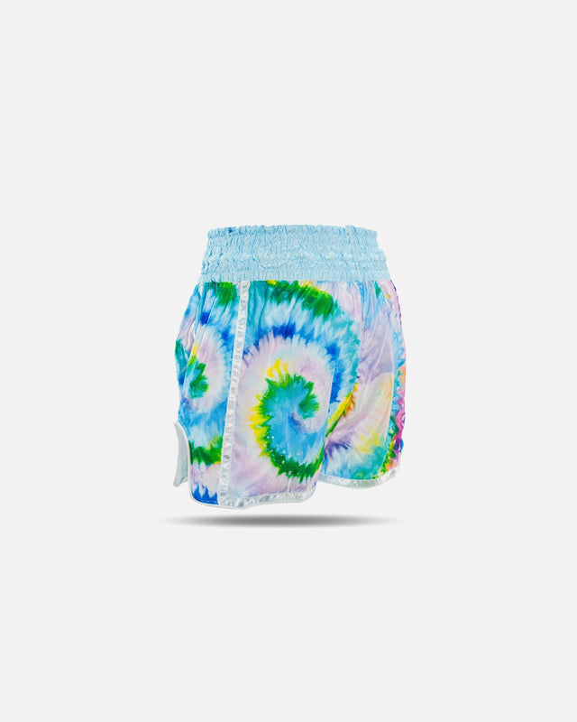 Booster Muay-Thai-Shorts TBT Swirl – Blau