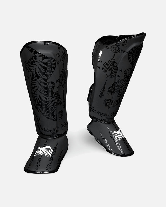 Phantom Athletics Benskydd Muay Thai – Svart/Silver