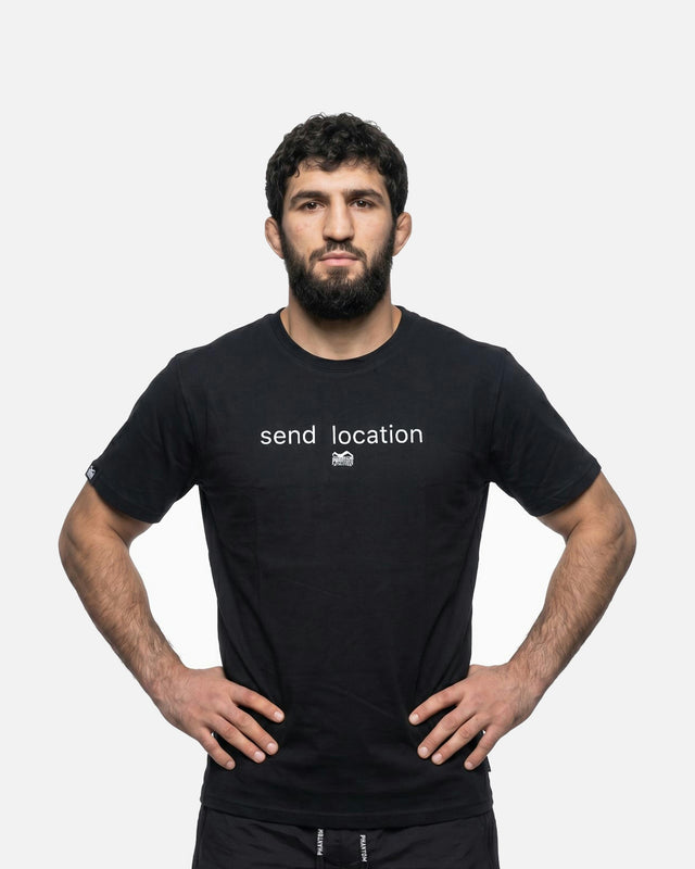 T-Shirt Phantom Athletics Send Location – Nero