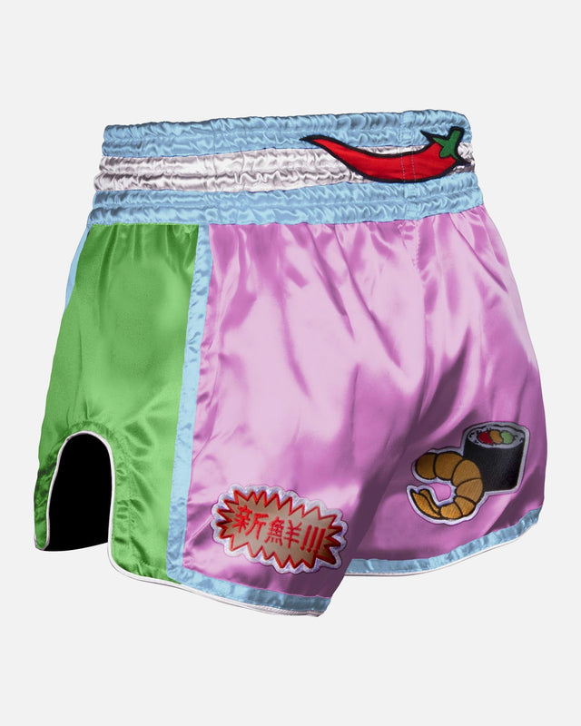 8 WEAPONS Muay Thai shorts Yummy - Lyserød