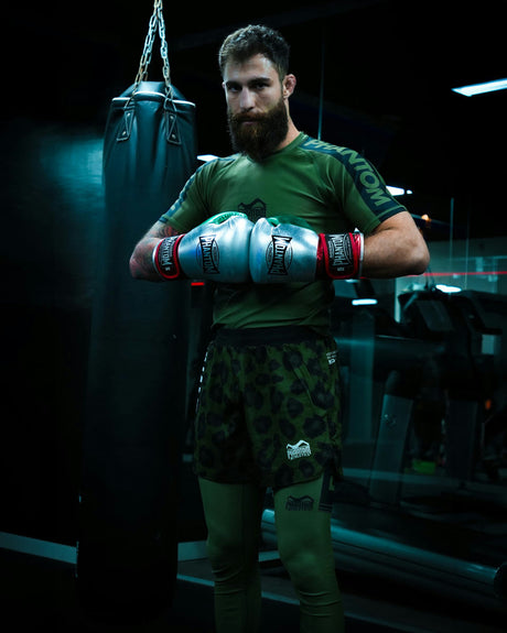 Phantom Athletics MMA Shorts Fusion – Jaguar Forest Green