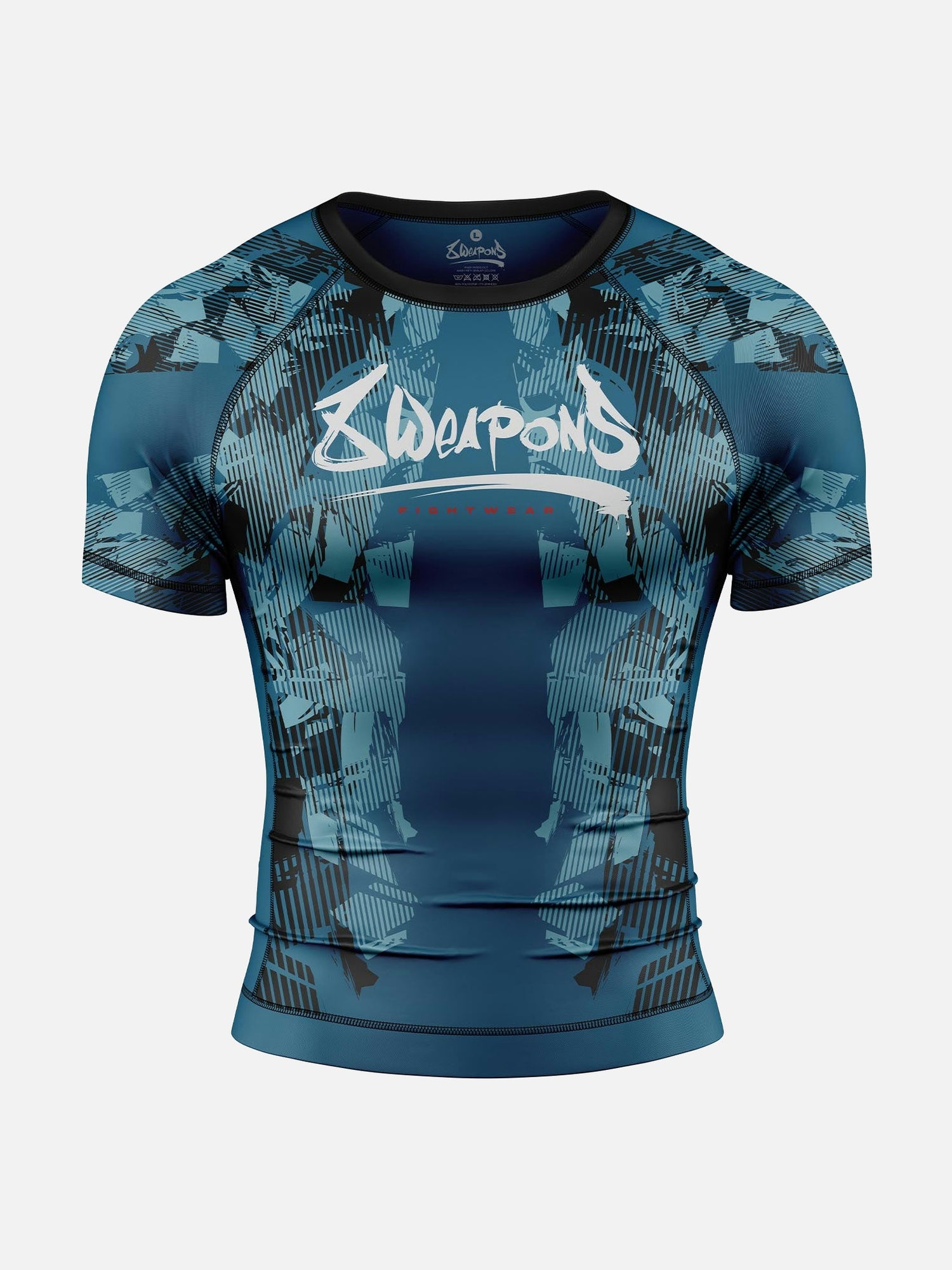 8 WEAPONS Rashguard Hit 2.0 – Mørkeblå/Sort