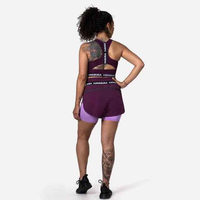Hayabusa Sport-BH Crossback Damen – Weinrot