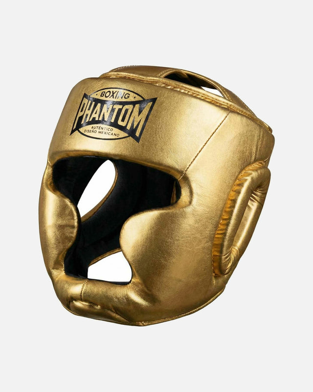 Cască de box Phantom Athletics Mexico Full Face – Verde/Aur
