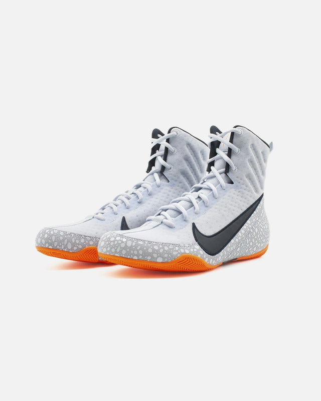 Boxerské boty Nike Machomai 3 SE – Stříbrné/Oranžové