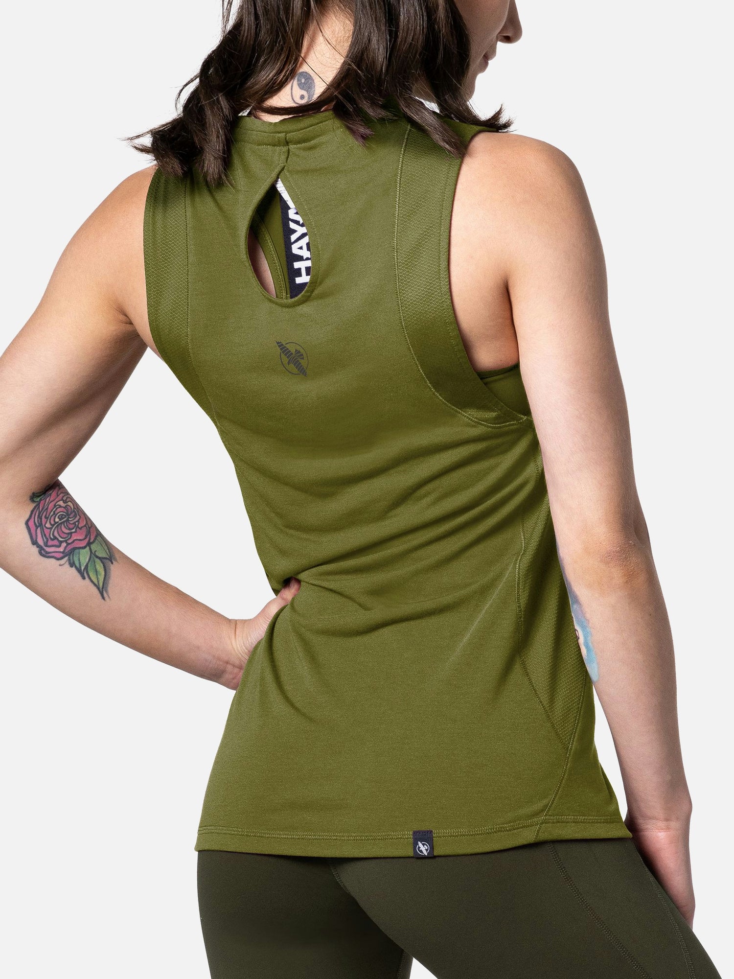Hayabusa Tank Top Dames - Olijfgroen