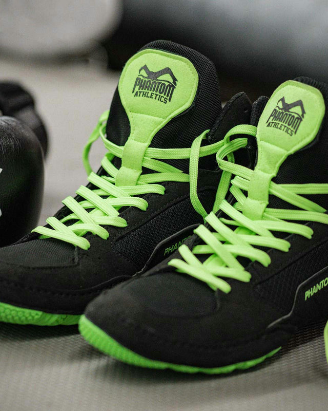 Phantom Athletics Buty zapaśnicze Tactic Dziecięce – Neon Zielone