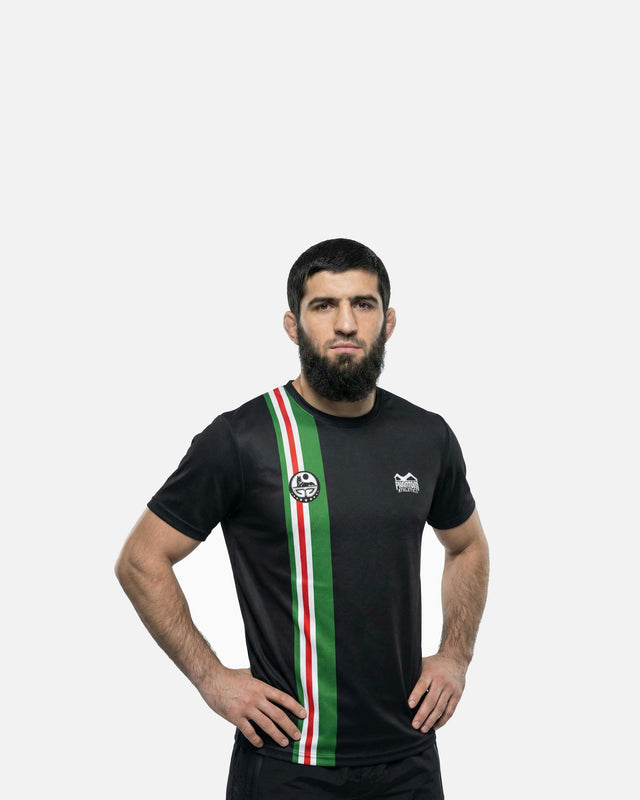 Trička a topy Phantom Athletics EVO+ Team Chechnya – Černá/Zelená