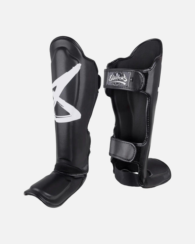 8 WEAPONS Benskydd BIG 8 Premium Shin Guards – Svart