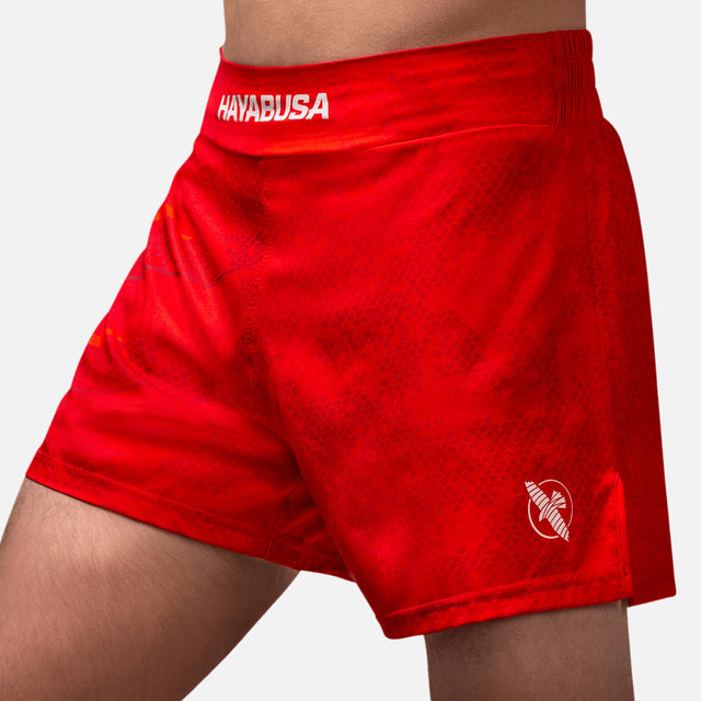 Pantaloncini Muay Thai Hayabusa Arrow – Rosso