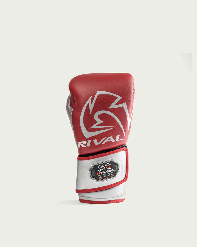 Rękawice workowe Rival RB100 Professional – Czerwone/Srebrne