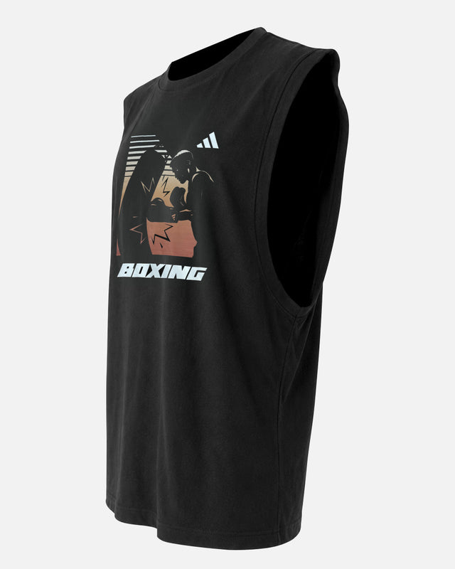Adidas Boxing Graphic Line SL T-Shirt – Black