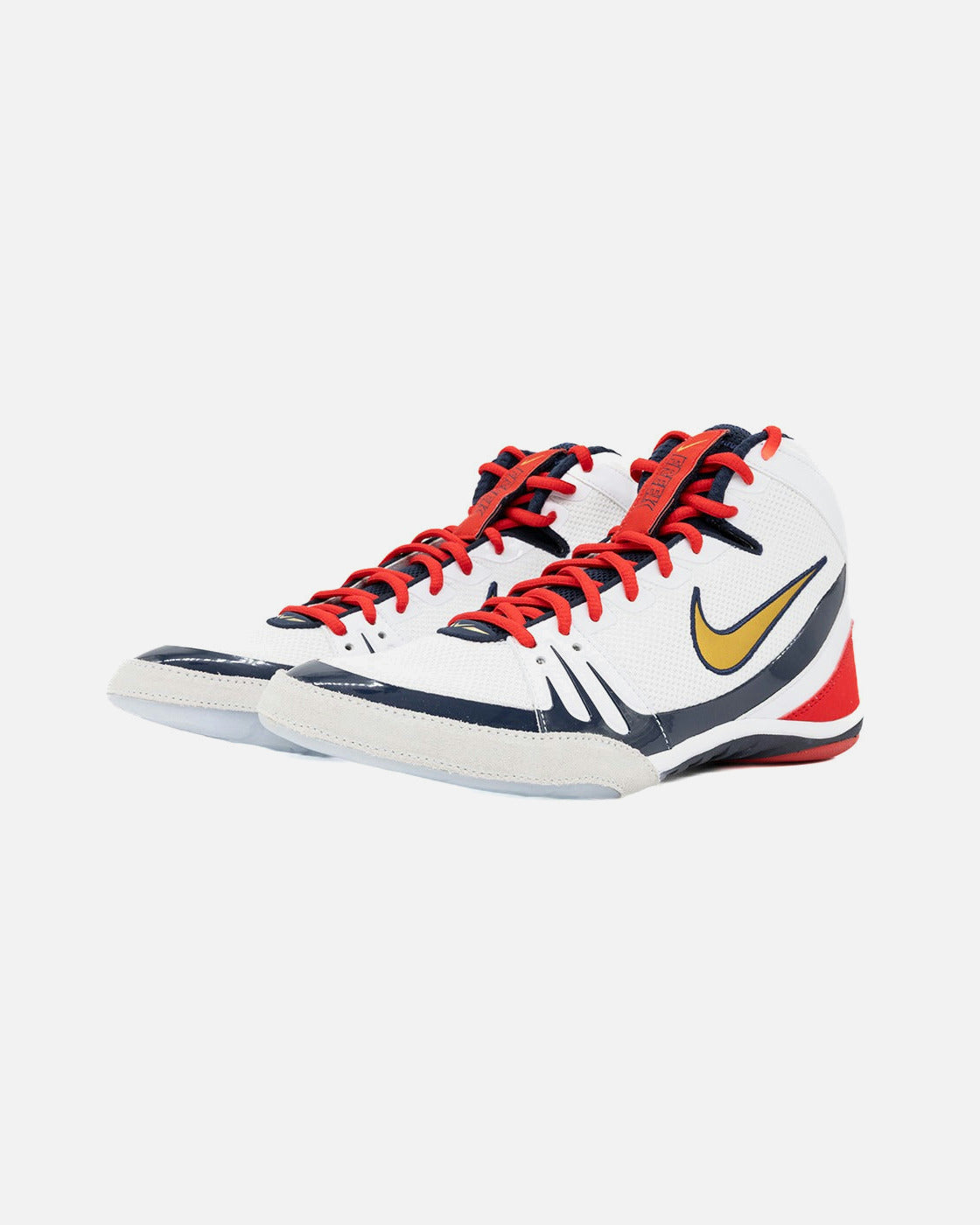 Nike Brottningsskor Freek SE - Vit/Guld/Marinblå