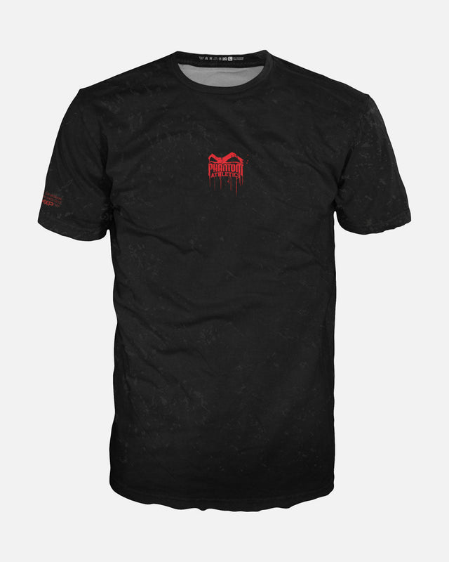 Phantom Athletics Træningsshirt EVO+ Bloodshade – Sort/Rød