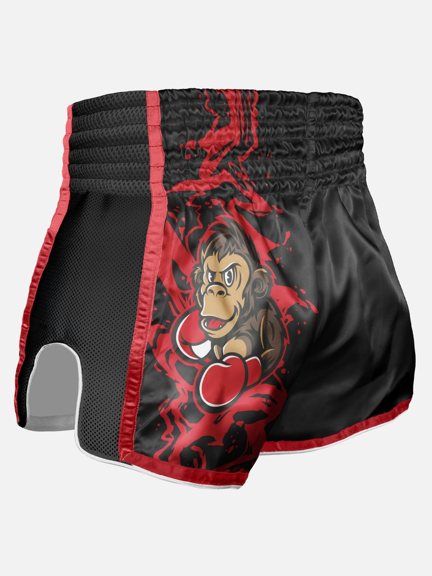 8 WEAPONS Muay-Thai-Shorts Joe – Schwarz/Rot
