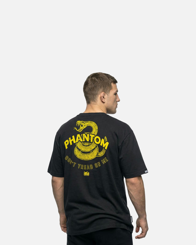 Phantom Athletics Triko DON'T TREAD ON ME – Černé/Žluté