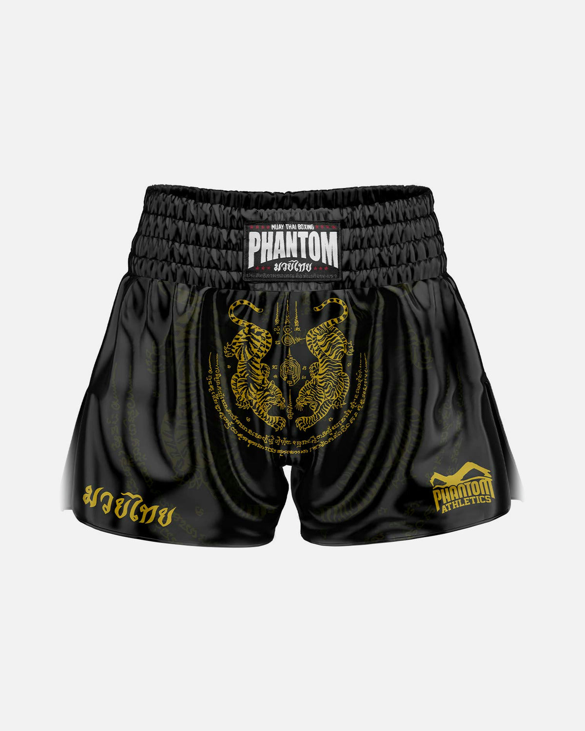 Phantom Athletics Muay-Thai-Shorts Sak Yant – Schwarz/Gold