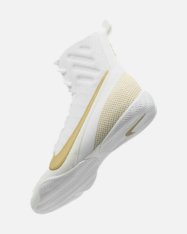Botas de boxe Nike Machomai 3 – Branco/Ouro