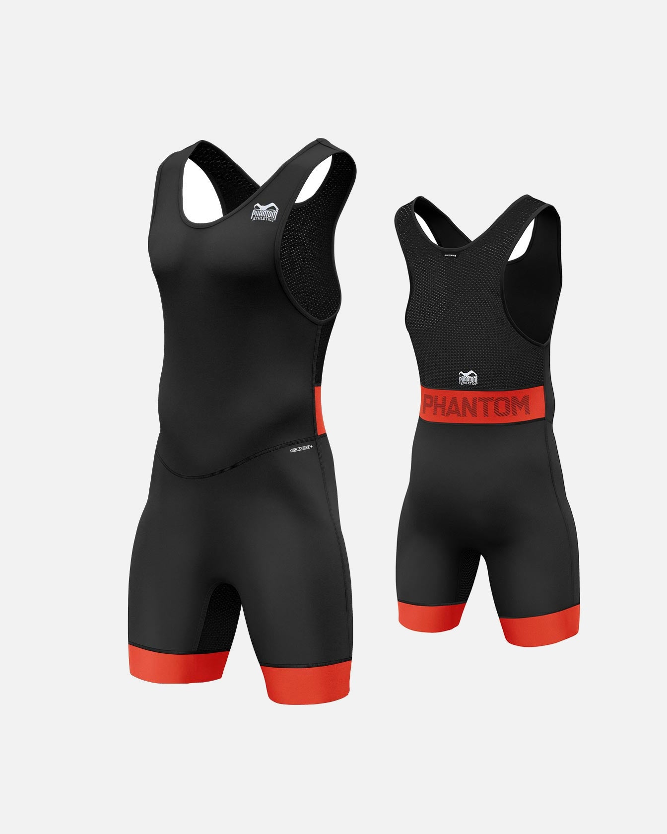 Phantom Athletics Worstelsinglet Storm Børn - Sort/Rød/Sort/Blå
