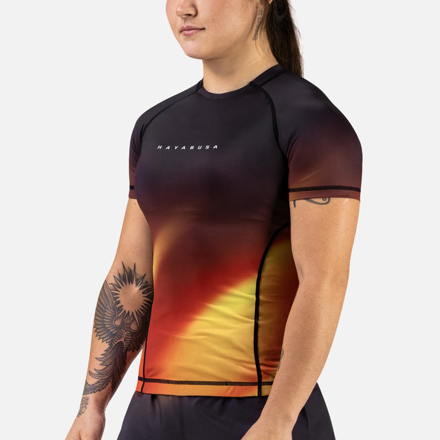 Hayabusa Rashguard Apex Nova Kurzarm Damen – Orange